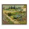 Stupell Industries Van Gogh Garden at Arles Framed Floater Canvas Wall Art Design by one1000paintings